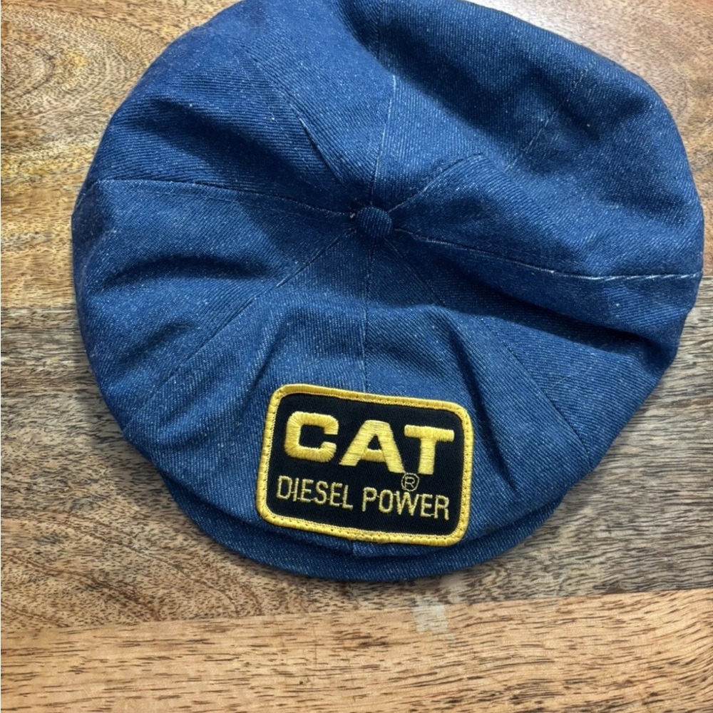 Vintage Cat Caterpillar Diesel Power Navy Cap/Hat